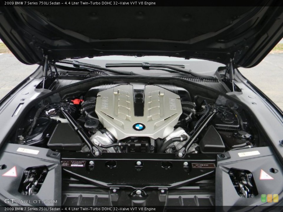 4.4 Liter Twin-Turbo DOHC 32-Valve VVT V8 Engine for the 2009 BMW 7 Series #102058356