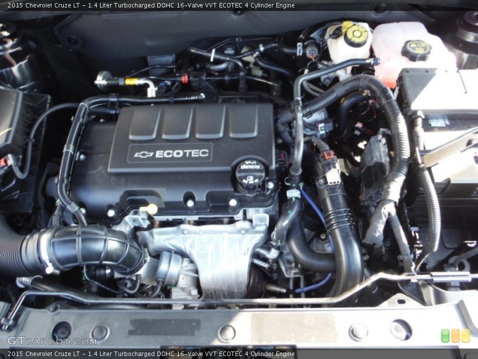 1.4 Liter Turbocharged DOHC 16-Valve VVT ECOTEC 4 Cylinder 2015 Chevrolet Cruze Engine