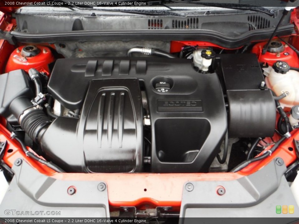 2.2 Liter DOHC 16-Valve 4 Cylinder 2008 Chevrolet Cobalt Engine