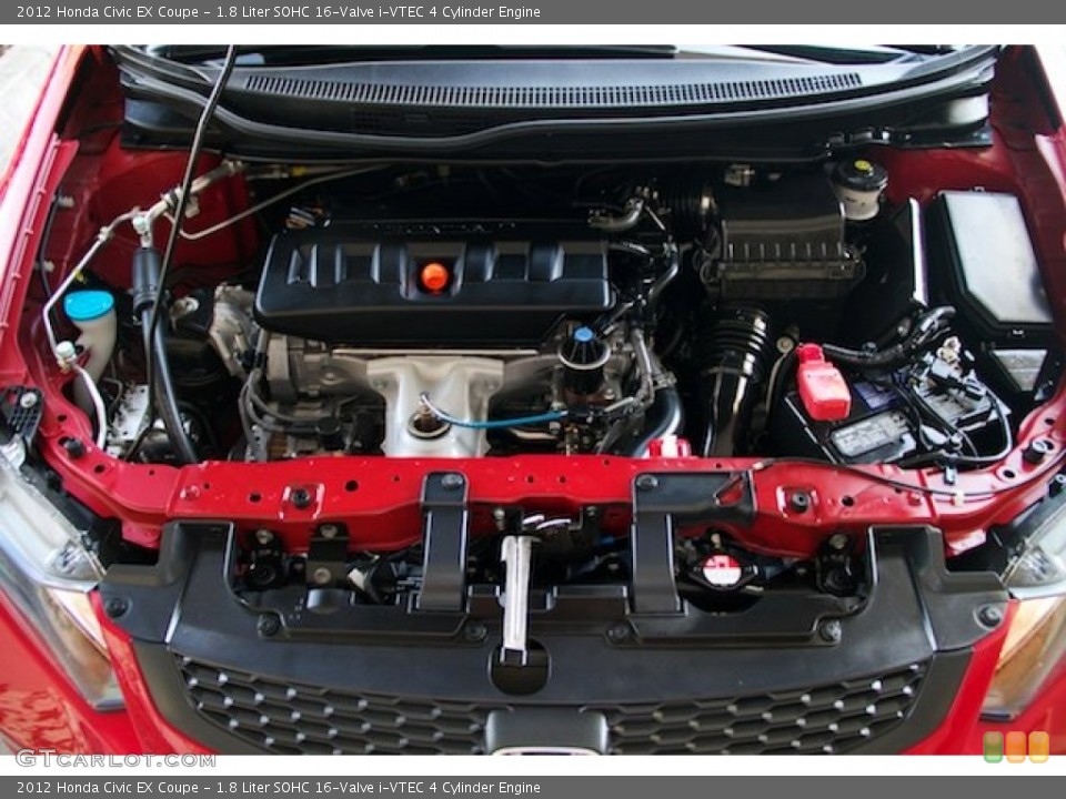 1.8 Liter SOHC 16-Valve i-VTEC 4 Cylinder 2012 Honda Civic Engine