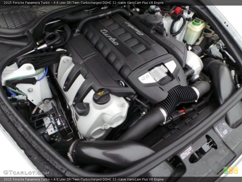 4.8 Liter DFI Twin-Turbocharged DOHC 32-Valve VarioCam Plus V8 Engine for the 2015 Porsche Panamera #102137454