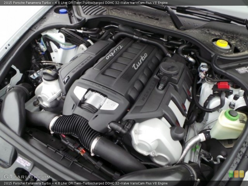 4.8 Liter DFI Twin-Turbocharged DOHC 32-Valve VarioCam Plus V8 Engine for the 2015 Porsche Panamera #102137472