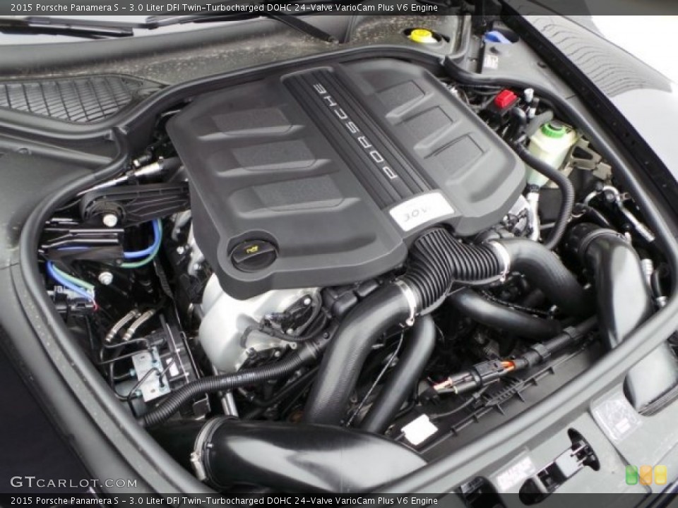 3.0 Liter DFI Twin-Turbocharged DOHC 24-Valve VarioCam Plus V6 Engine for the 2015 Porsche Panamera #102138144