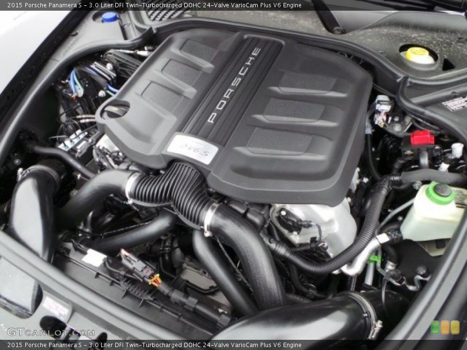 3.0 Liter DFI Twin-Turbocharged DOHC 24-Valve VarioCam Plus V6 Engine for the 2015 Porsche Panamera #102138165