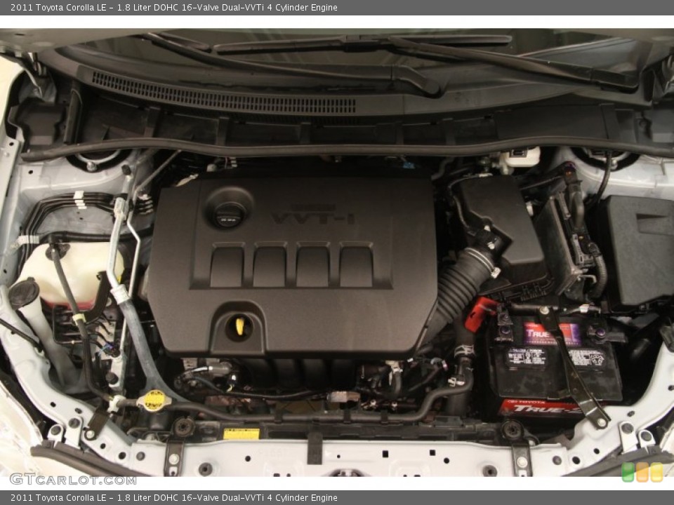 1.8 Liter DOHC 16-Valve Dual-VVTi 4 Cylinder 2011 Toyota Corolla Engine