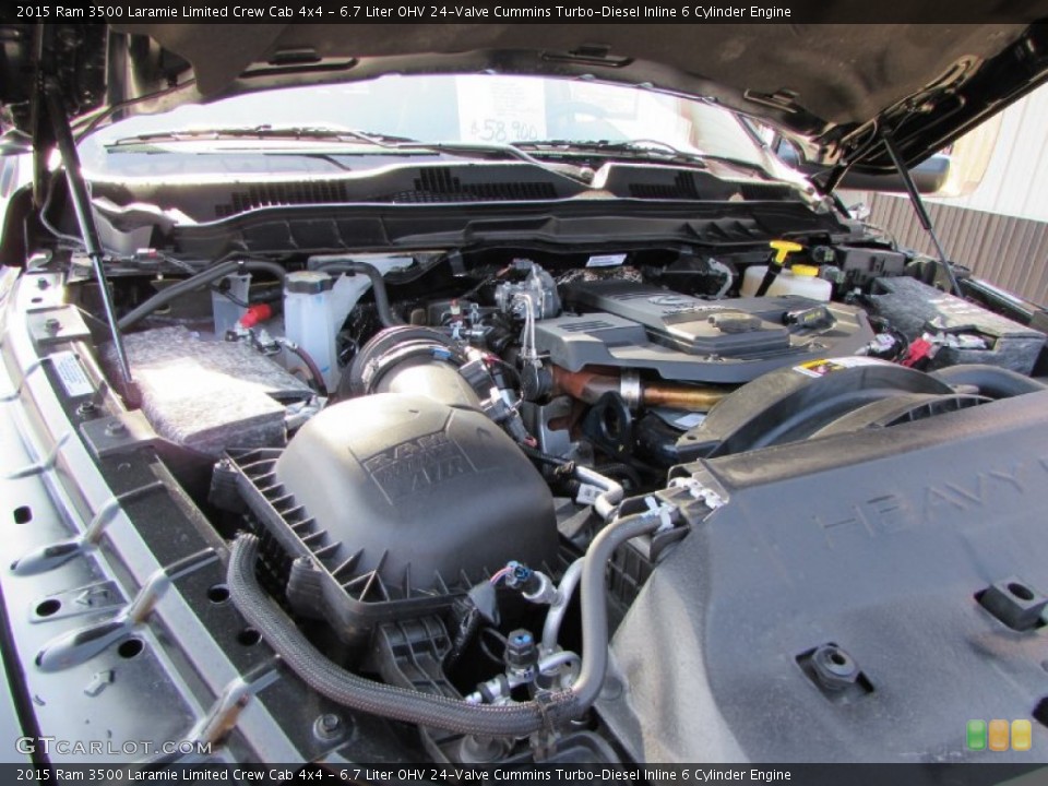 6.7 Liter OHV 24-Valve Cummins Turbo-Diesel Inline 6 Cylinder Engine for the 2015 Ram 3500 #102141657