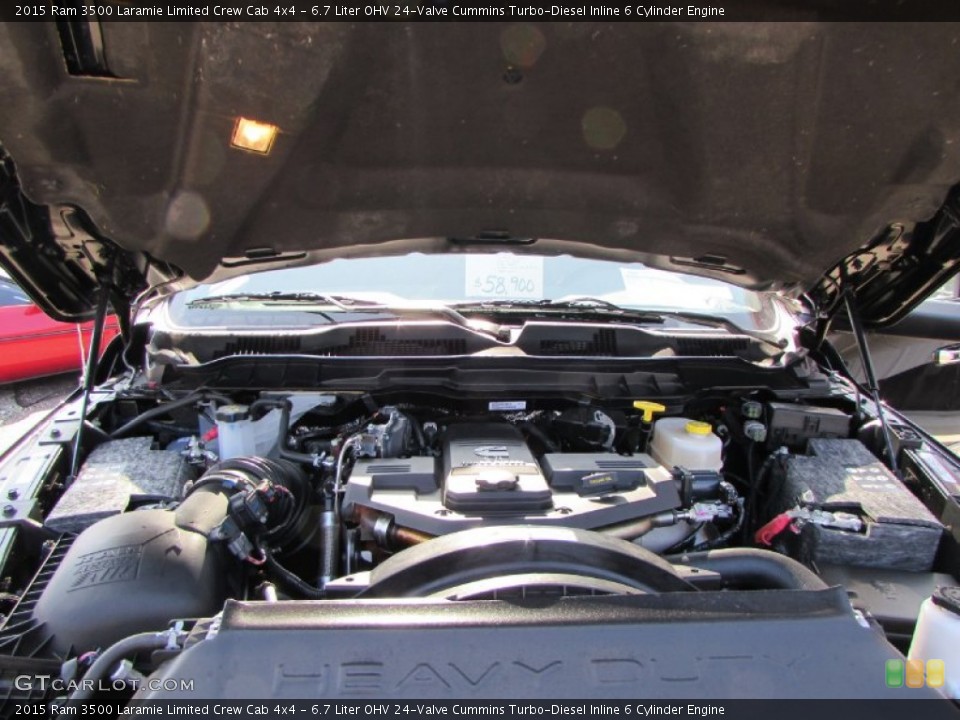 6.7 Liter OHV 24-Valve Cummins Turbo-Diesel Inline 6 Cylinder Engine for the 2015 Ram 3500 #102141669