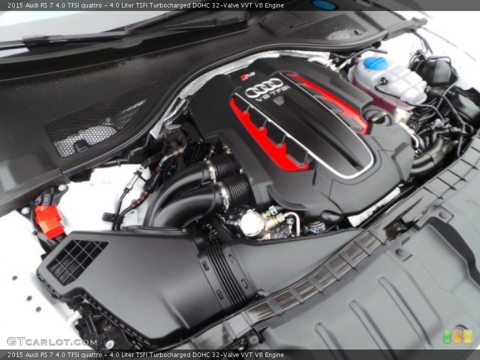 4.0 Liter TSFI Turbocharged DOHC 32-Valve VVT V8 Engine for the 2015 Audi RS 7 #102158405