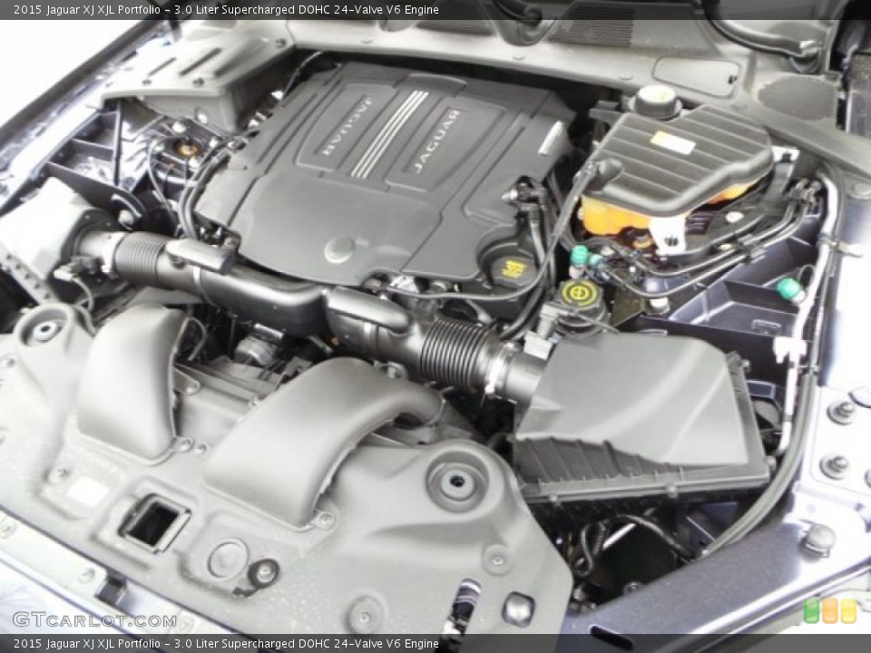 3.0 Liter Supercharged DOHC 24-Valve V6 Engine for the 2015 Jaguar XJ #102168902