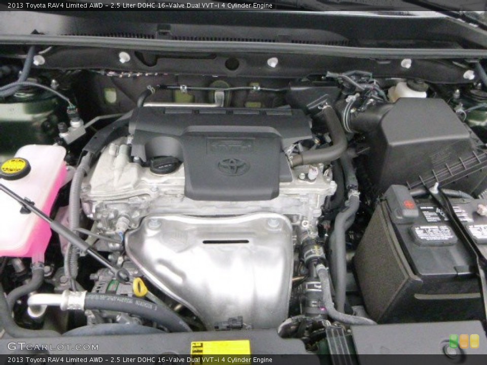 2.5 Liter DOHC 16-Valve Dual VVT-i 4 Cylinder Engine for the 2013 Toyota RAV4 #102175511