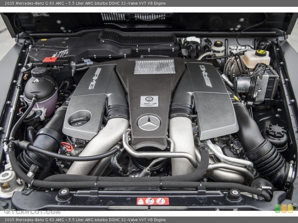 5.5 Liter AMG biturbo DOHC 32-Valve VVT V8 Engine for the 2015 Mercedes-Benz G #102186962