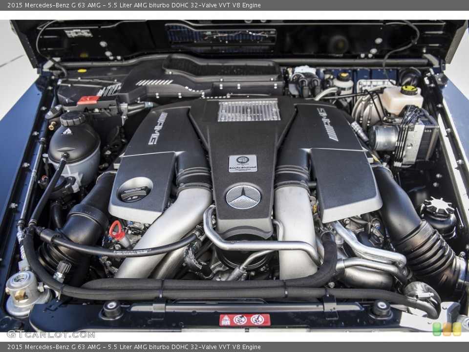 5.5 Liter AMG biturbo DOHC 32-Valve VVT V8 Engine for the 2015 Mercedes-Benz G #102187070