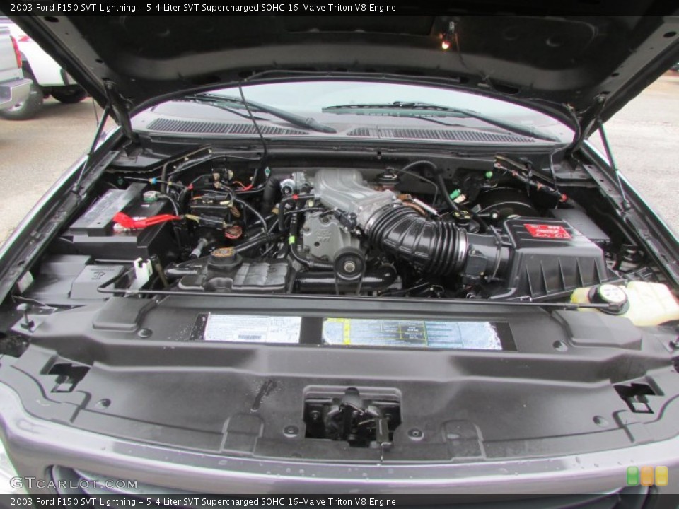 5.4 Liter SVT Supercharged SOHC 16-Valve Triton V8 Engine for the 2003 Ford F150 #102198632
