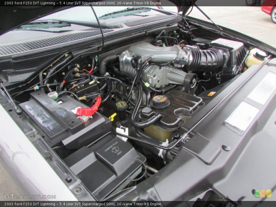 5.4 Liter SVT Supercharged SOHC 16-Valve Triton V8 Engine for the 2003 Ford F150 #102198677