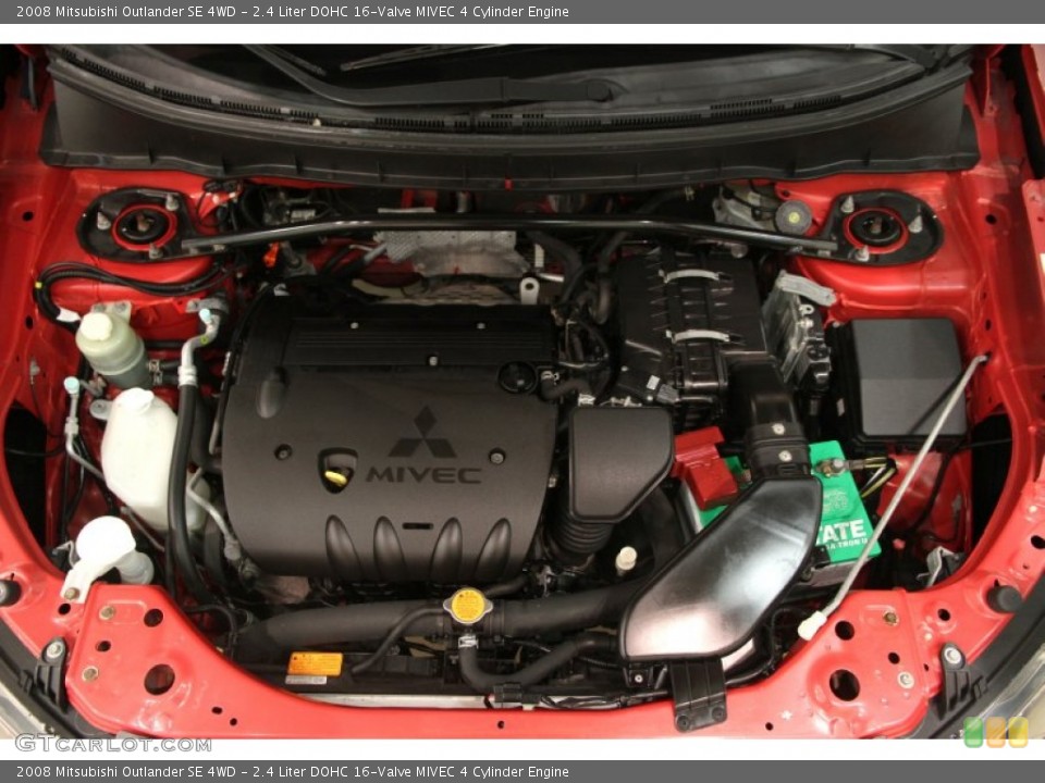 2.4 Liter DOHC 16-Valve MIVEC 4 Cylinder Engine for the 2008 Mitsubishi Outlander #102251745