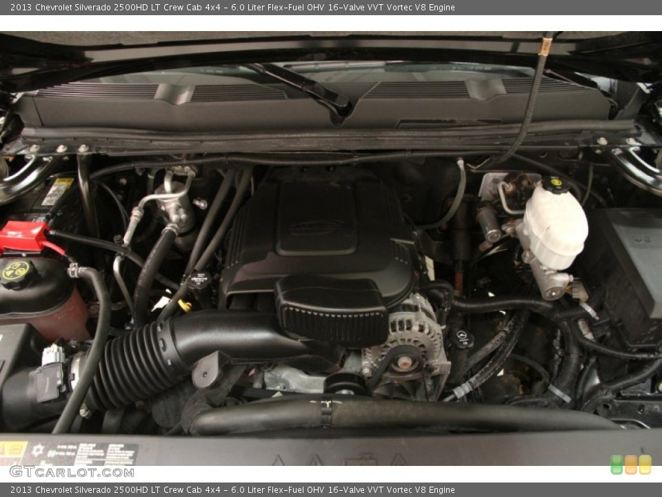 6.0 Liter Flex-Fuel OHV 16-Valve VVT Vortec V8 Engine for the 2013 Chevrolet Silverado 2500HD #102252060