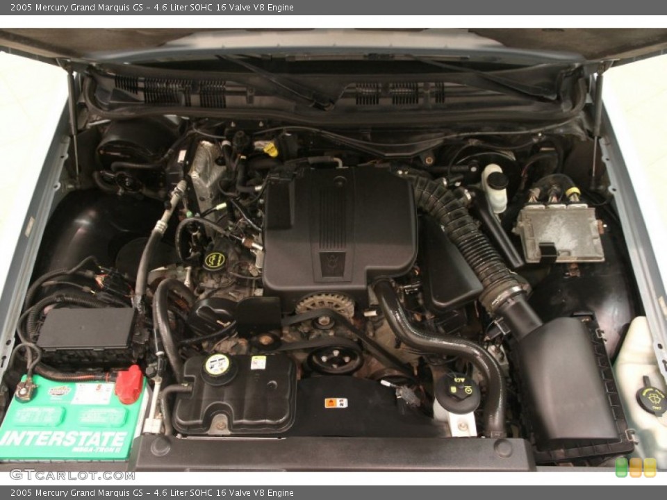 4.6 Liter SOHC 16 Valve V8 2005 Mercury Grand Marquis Engine