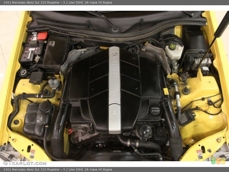 3.2 Liter SOHC 18-Valve V6 2001 Mercedes-Benz SLK Engine