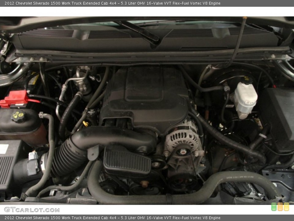 5.3 Liter OHV 16-Valve VVT Flex-Fuel Vortec V8 Engine for the 2012 Chevrolet Silverado 1500 #102256410