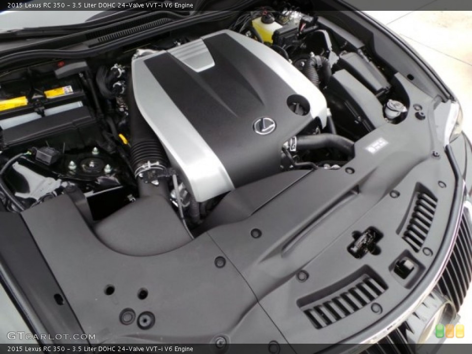 3.5 Liter DOHC 24-Valve VVT-i V6 2015 Lexus RC Engine