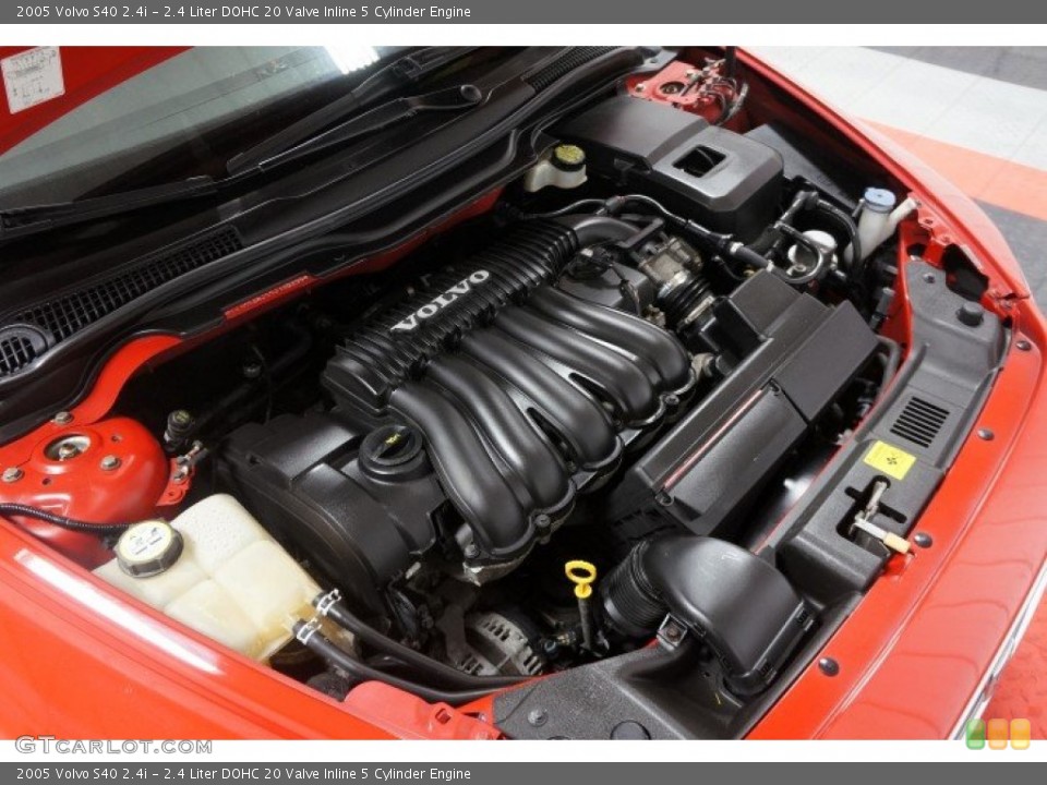 2.4 Liter DOHC 20 Valve Inline 5 Cylinder Engine for the 2005 Volvo S40 #102286067