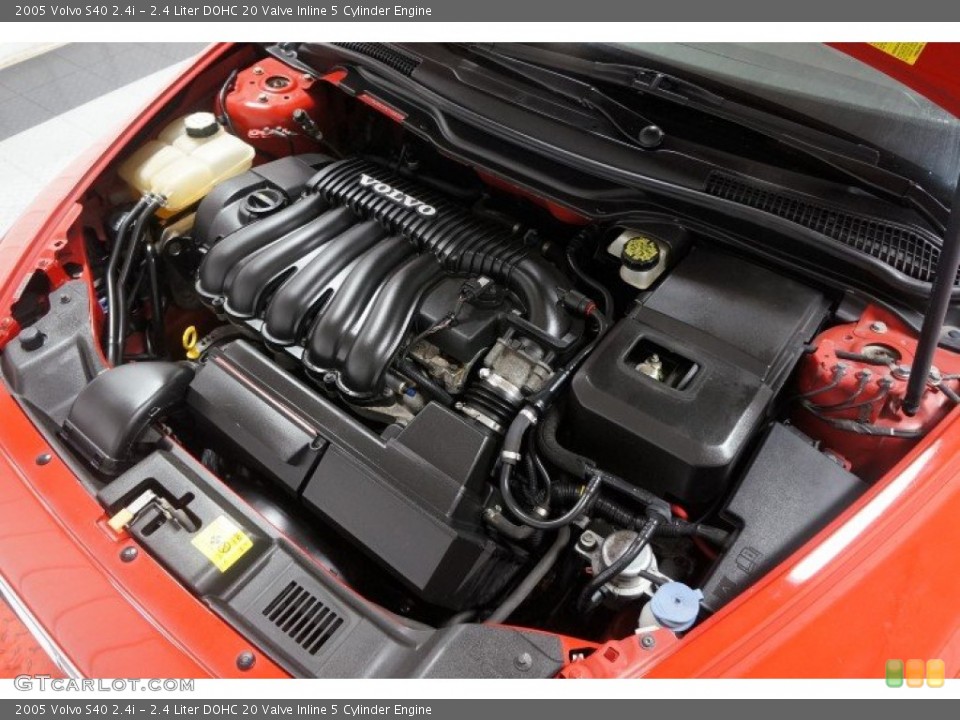 2.4 Liter DOHC 20 Valve Inline 5 Cylinder Engine for the 2005 Volvo S40 #102286085