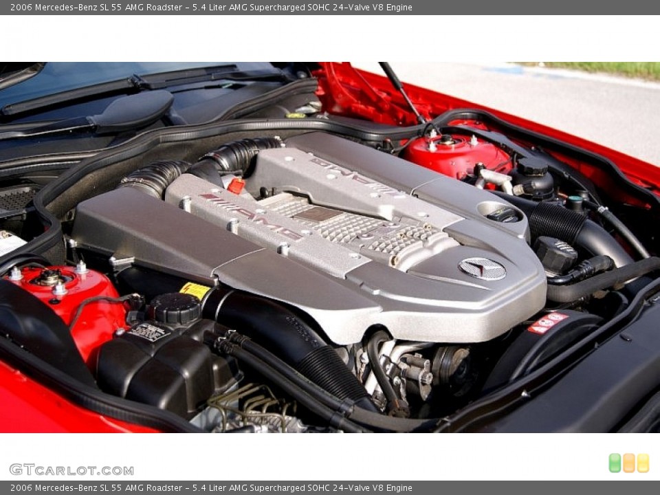 5.4 Liter AMG Supercharged SOHC 24-Valve V8 Engine for the 2006 Mercedes-Benz SL #102356108