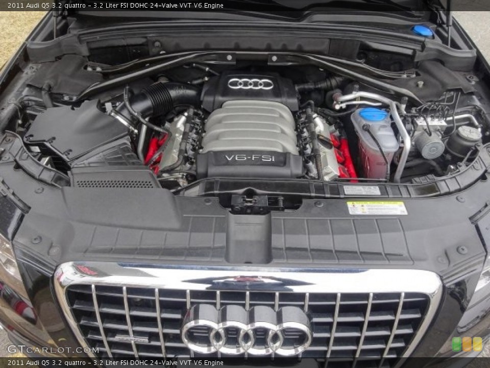 3.2 Liter FSI DOHC 24-Valve VVT V6 2011 Audi Q5 Engine