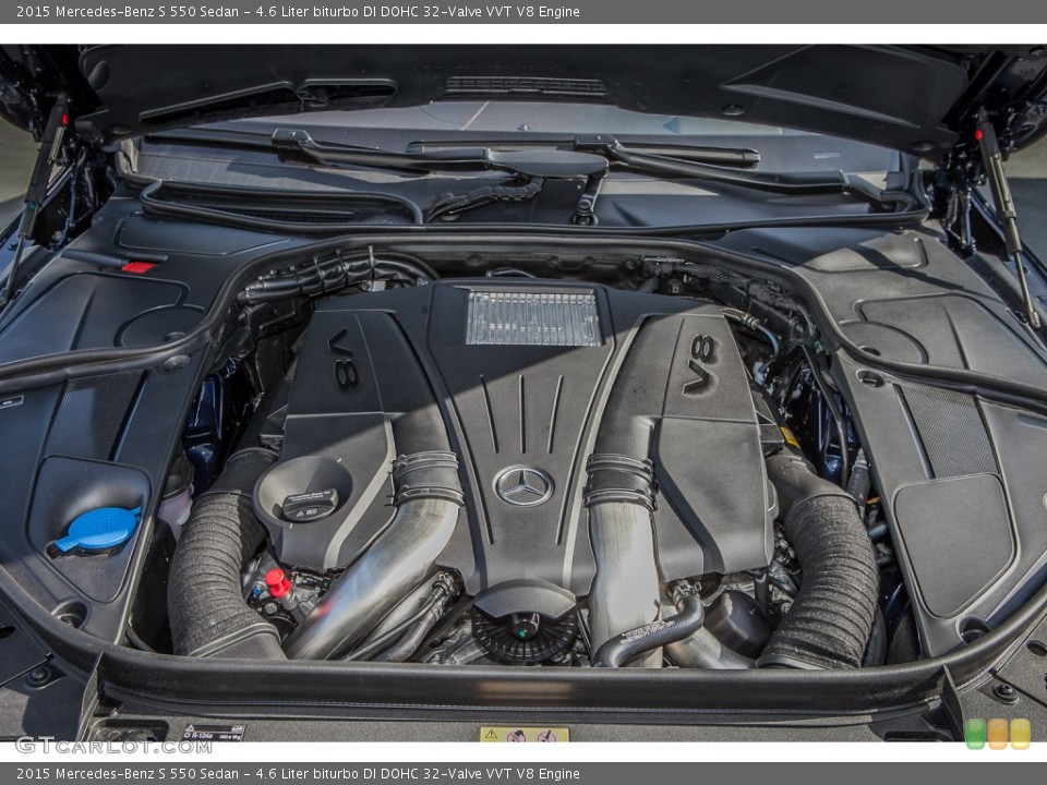 4.6 Liter biturbo DI DOHC 32-Valve VVT V8 Engine for the 2015 Mercedes-Benz S #102436880