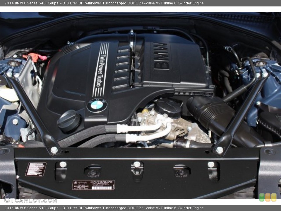 3.0 Liter DI TwinPower Turbocharged DOHC 24-Valve VVT Inline 6 Cylinder Engine for the 2014 BMW 6 Series #102479553