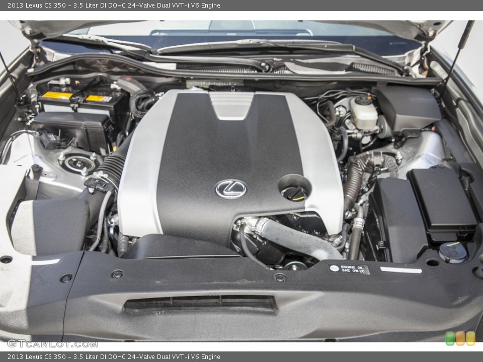 3.5 Liter DI DOHC 24-Valve Dual VVT-i V6 2013 Lexus GS Engine