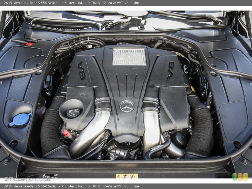 4.6 Liter biturbo DI DOHC 32-Valve VVT V8 Engine for the 2015 Mercedes-Benz S #102515750