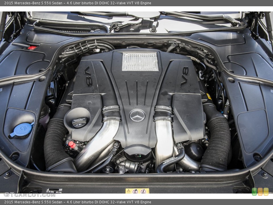 4.6 Liter biturbo DI DOHC 32-Valve VVT V8 Engine for the 2015 Mercedes-Benz S #102516197