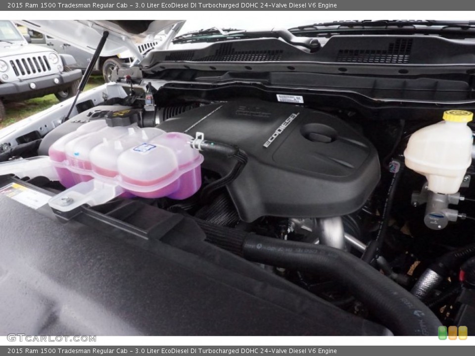 3.0 Liter EcoDiesel DI Turbocharged DOHC 24-Valve Diesel V6 Engine for the 2015 Ram 1500 #102518402