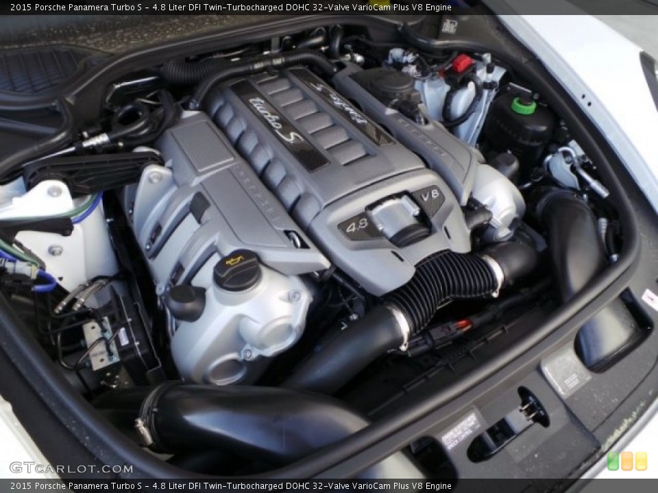 4.8 Liter DFI Twin-Turbocharged DOHC 32-Valve VarioCam Plus V8 Engine for the 2015 Porsche Panamera #102525992