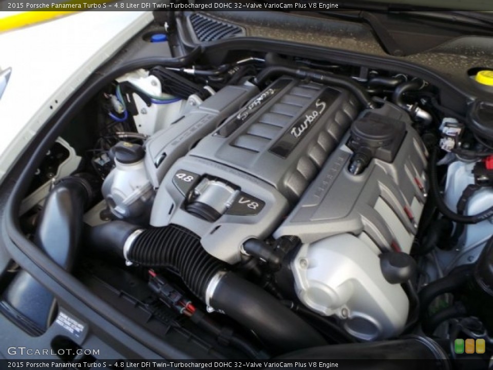4.8 Liter DFI Twin-Turbocharged DOHC 32-Valve VarioCam Plus V8 Engine for the 2015 Porsche Panamera #102526012