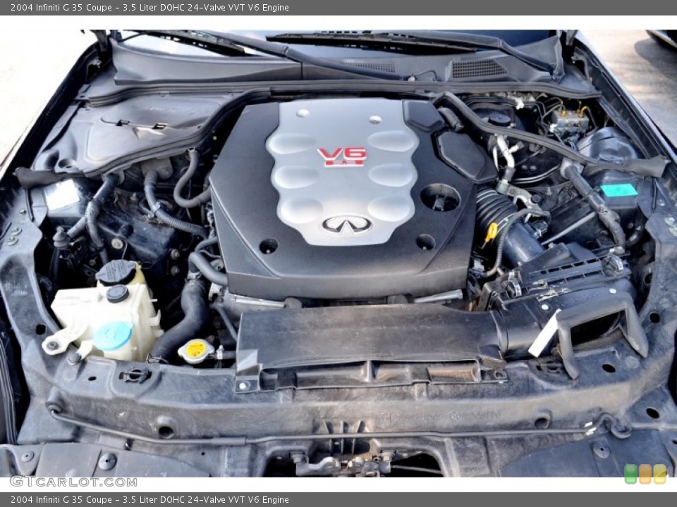 3.5 Liter DOHC 24-Valve VVT V6 2004 Infiniti G Engine