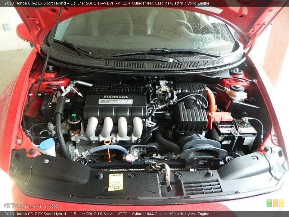 1.5 Liter SOHC 16-Valve i-VTEC 4 Cylinder IMA Gasoline/Electric Hybrid Engine for the 2013 Honda CR-Z #102577069