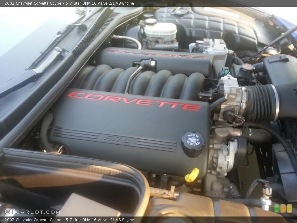 5.7 Liter OHV 16 Valve LS1 V8 Engine for the 2002 Chevrolet Corvette #102588710