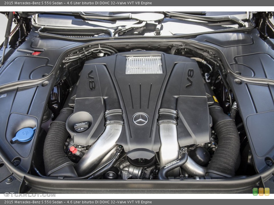 4.6 Liter biturbo DI DOHC 32-Valve VVT V8 Engine for the 2015 Mercedes-Benz S #102606233