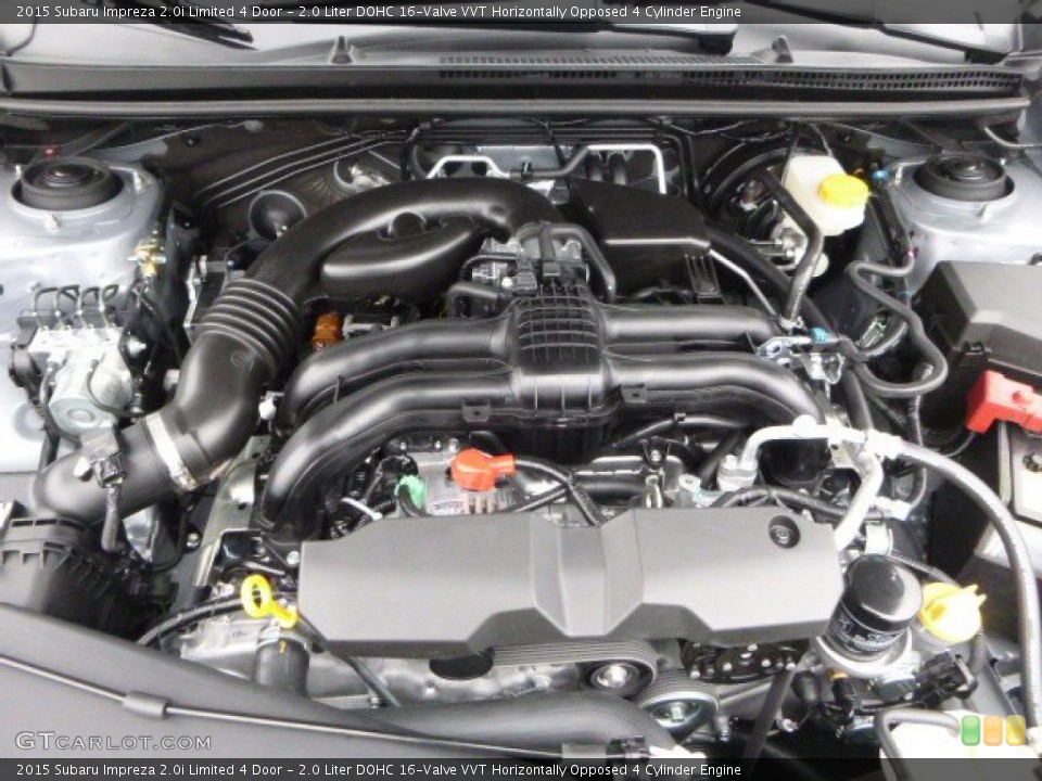2.0 Liter DOHC 16-Valve VVT Horizontally Opposed 4 Cylinder Engine for the 2015 Subaru Impreza #102620440