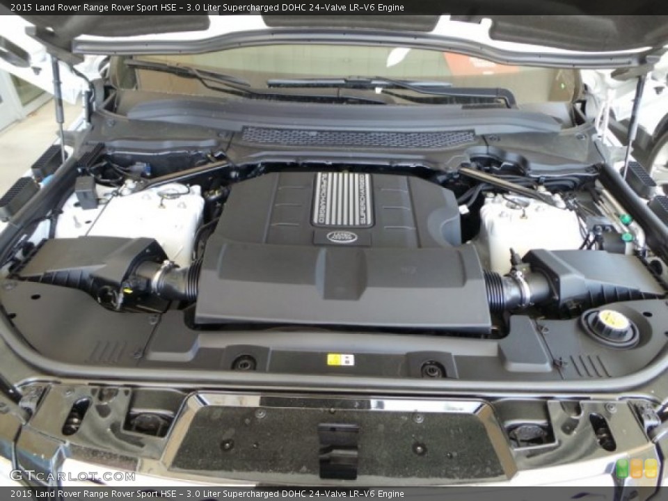 3.0 Liter Supercharged DOHC 24-Valve LR-V6 Engine for the 2015 Land Rover Range Rover Sport #102627124