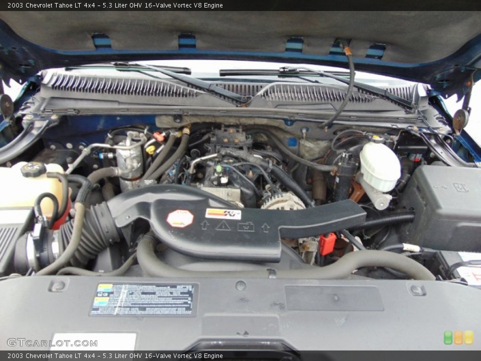 5.3 Liter OHV 16-Valve Vortec V8 Engine for the 2003 Chevrolet Tahoe #102630151