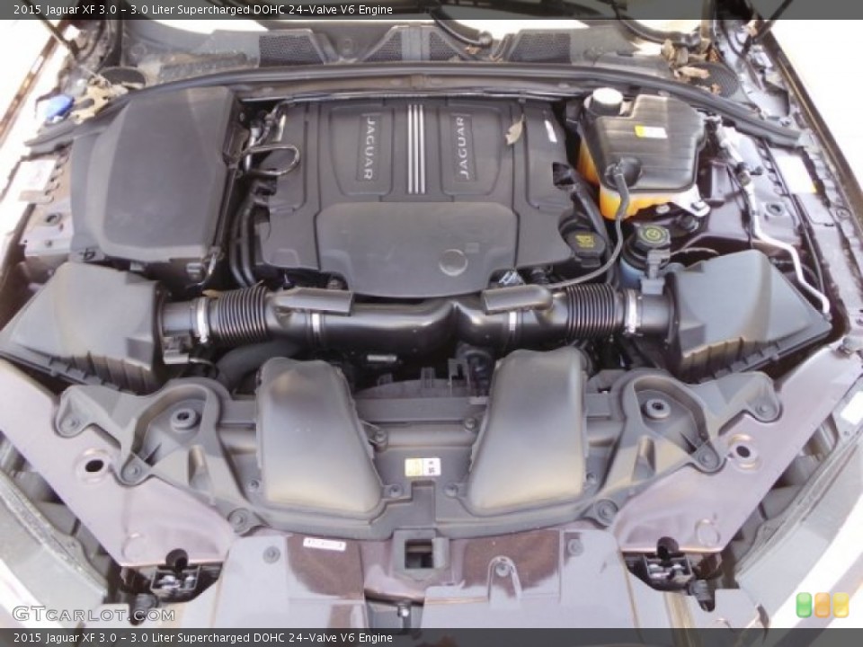 3.0 Liter Supercharged DOHC 24-Valve V6 Engine for the 2015 Jaguar XF #102630556
