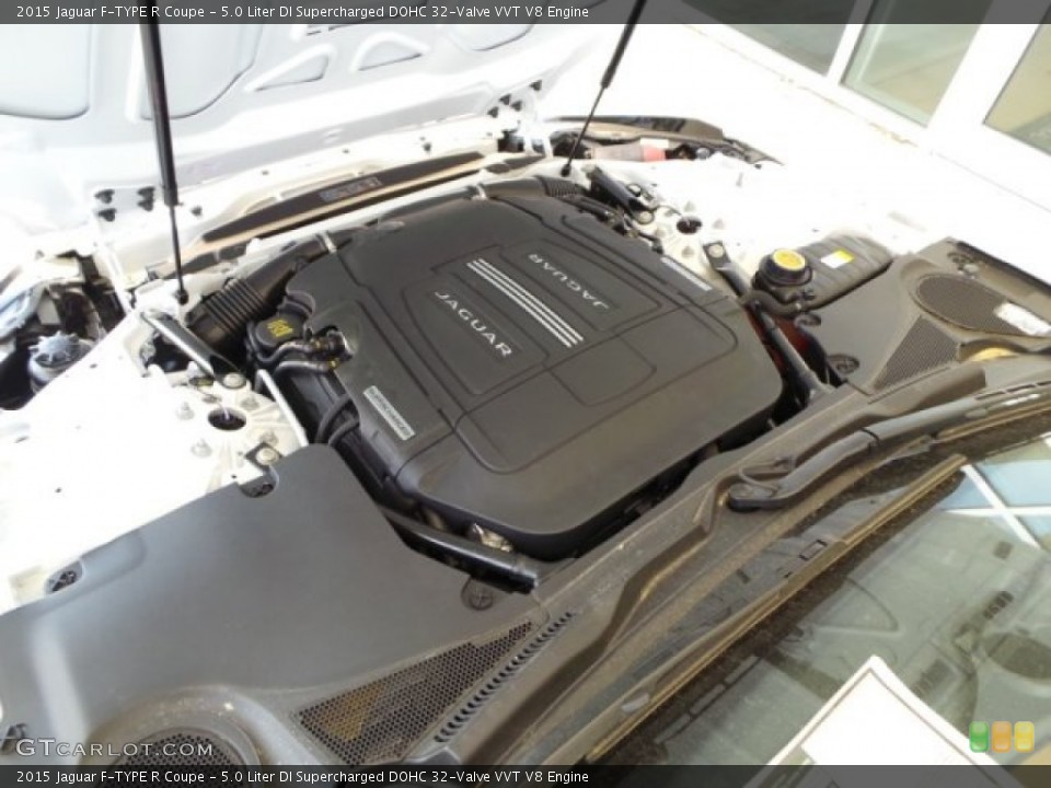 5.0 Liter DI Supercharged DOHC 32-Valve VVT V8 2015 Jaguar F-TYPE Engine