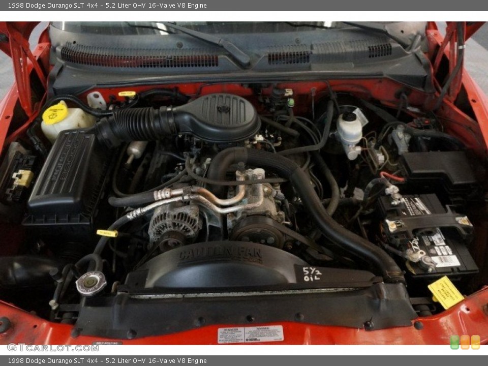 5.2 Liter OHV 16-Valve V8 Engine for the 1998 Dodge Durango #102636316