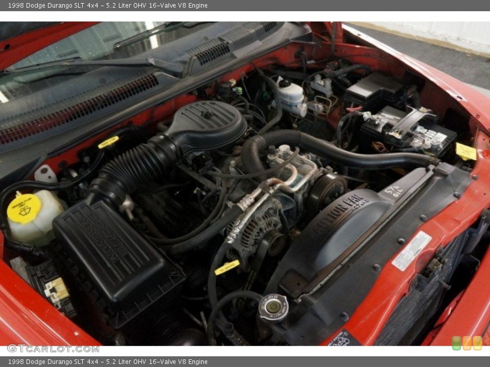 5.2 Liter OHV 16-Valve V8 Engine for the 1998 Dodge Durango #102636328