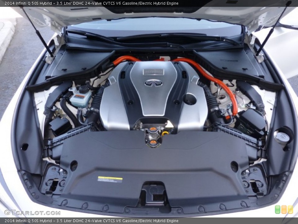 3.5 Liter DOHC 24-Valve CVTCS V6 Gasoline/Electric Hybrid Engine for the 2014 Infiniti Q #102642362