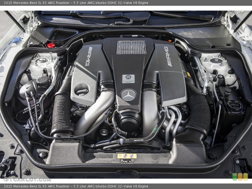 5.5 Liter AMG biturbo DOHC 32-Valve V8 Engine for the 2015 Mercedes-Benz SL #102666868