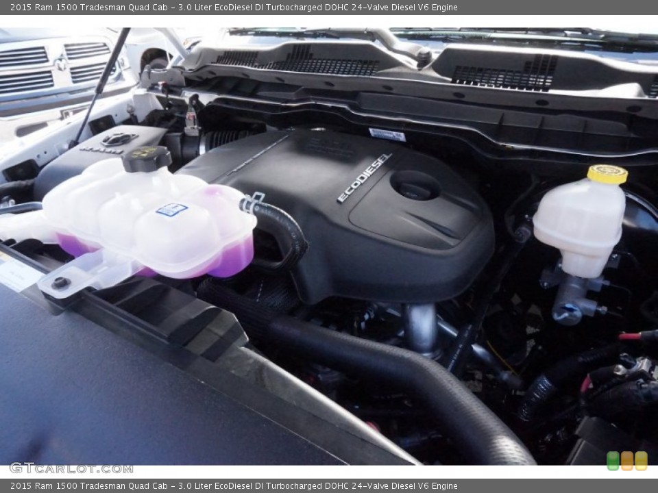 3.0 Liter EcoDiesel DI Turbocharged DOHC 24-Valve Diesel V6 Engine for the 2015 Ram 1500 #102670756